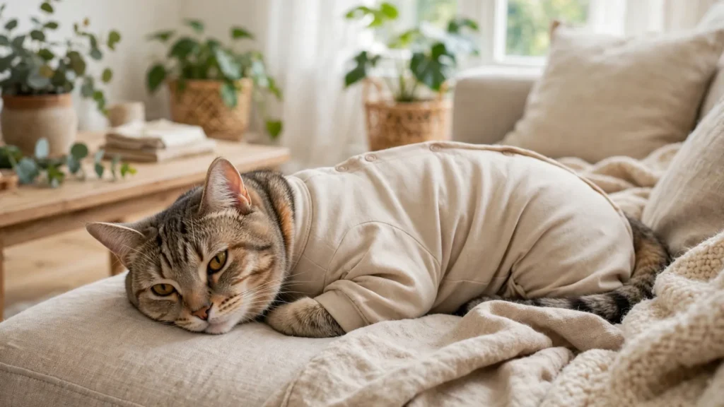 Best Onesie for Cat for Over Grooming