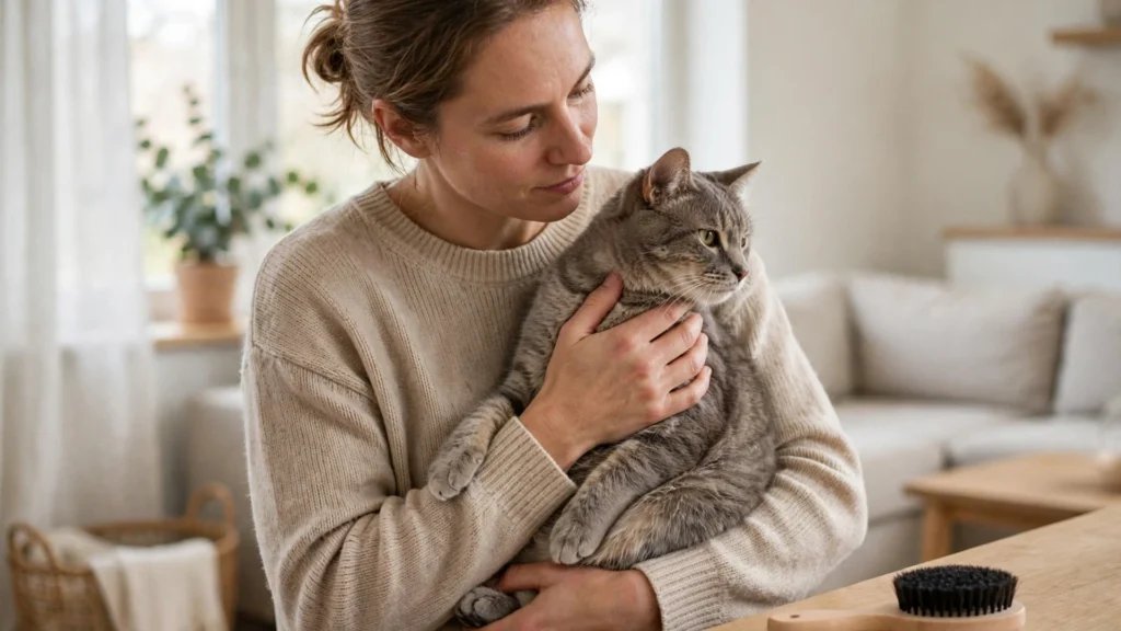Best Way to Hold a Cat for Grooming