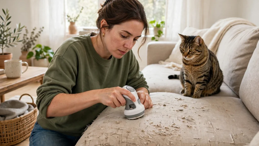 Best Fabric Shaver for Cat Scratches