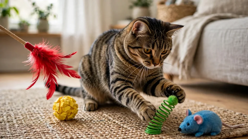 What Color Toys are Best for Cats